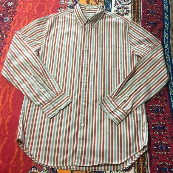 J.CREW MEN’s L/S LIGHTWEIGHT 98% ORGANIC COTTON.GREAT HUES, STYLE,FIT.IMMACULATE - Picture 2 of 4